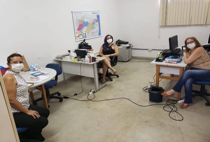 Reunião presencial da Rede Escola com o NEP do Juliano Moreira