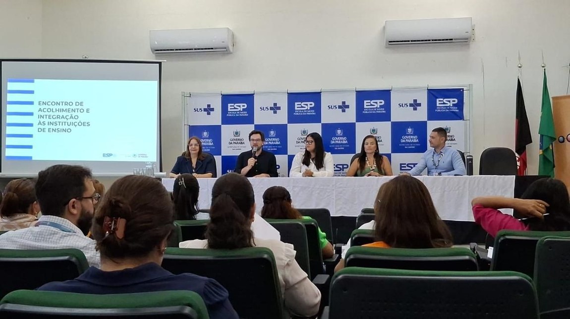 Encontro de acolhimento e integração reúne Instituições de Ensino na Escola de Saúde Pública da Paraíba