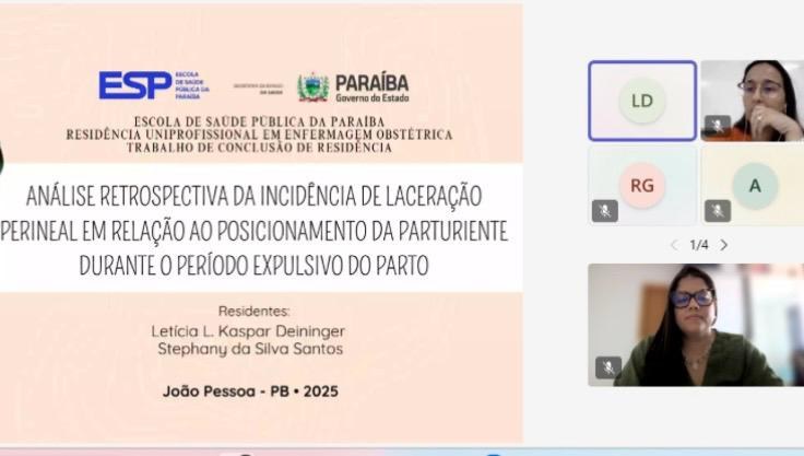 ESP-PB realiza Mostra Científica Virtual dos Trabalhos de Conclusão das Residências em Saúde 2026